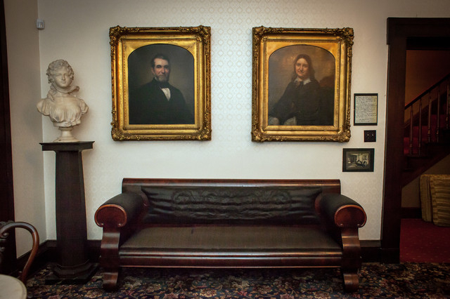 Abraham Lincoln Sat (And Flirted) Here within Abraham Lincoln Sat (And Flirted) Here