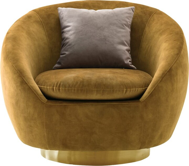 Acanva Modern Upholstered Performance Velvet Sofa With Curved Arms ... in Stories from Homes The Real-Life Joy of Eminence Velvet Sofas