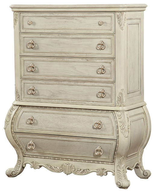 Acme Ragenardus Chest, Antique White - Victorian - Dressers - By ... in Acme Ragenardus Dresser, Antique White