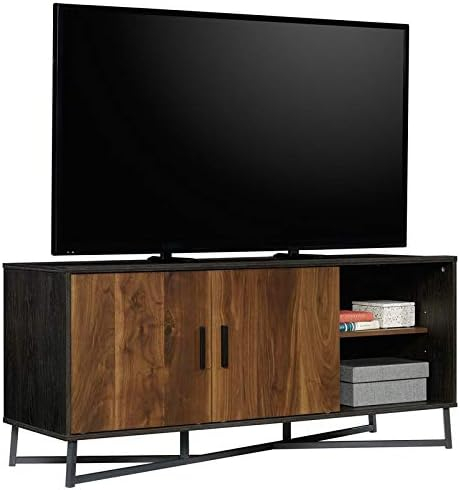 Amazon.com: Sauder Canton Lane Engineered Wood 60" Tv Credenza In Grand ... within Sauder Canton Lane Engineered Wood 60" Tv Credenza In Grand Walnut And Black