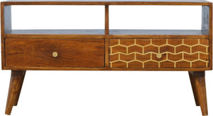 Artisan Furniture Solid Wood Tv Entertainment Unit Price In India - Buy ... inside Media Unit Elevated Chestnut Solid Mango Wood Artisan Furniture