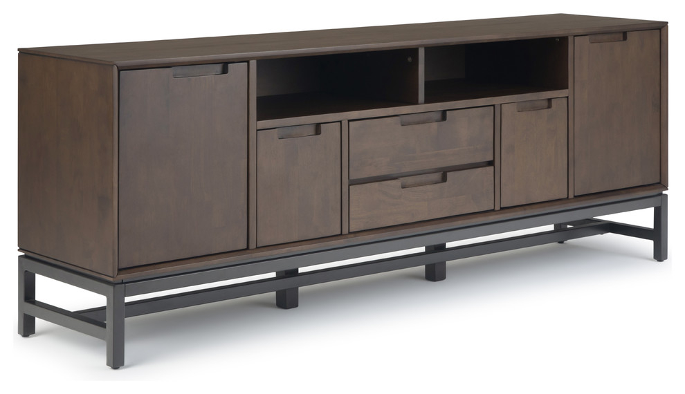 Banting Mid Century 72 Inch Wide Tv Stand - Industrial - Entertainment ... regarding Functional Aesthetics in Banting Mid Century 72 inch Wide TV Stand Furniture