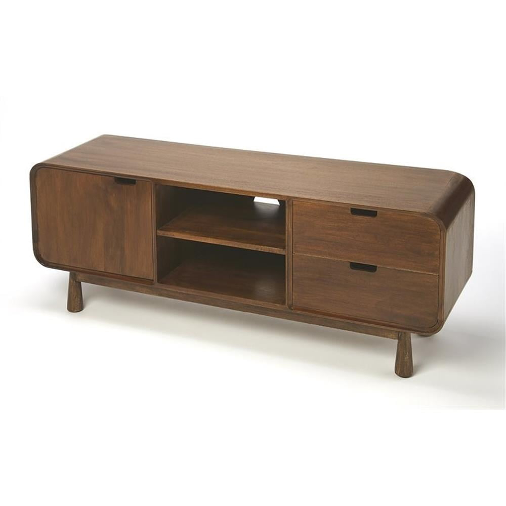 Beaumont Lane Metropolitan Living Modern Wood Entertainment Console In ... for The Art of Blending Functionality and Aesthetics in Modern Furniture