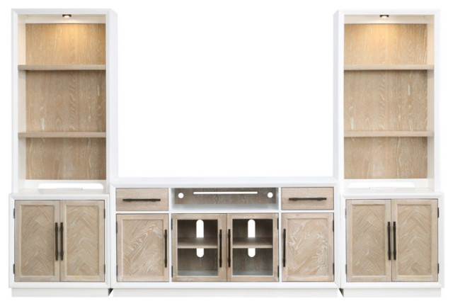 Boca Grande 5-Piece Entertainment Set - Farmhouse - Entertainment ... for Boca Grande 5-Piece Entertainment Set