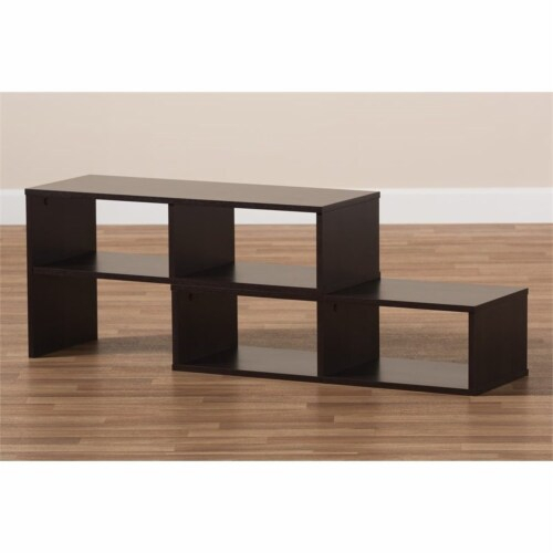 Bowery Hill Modern Wood Adjustable Tv Stand For Tvs Up To 47 In Dark ... within Understanding the Design Philosophy Behind Modern Wood TV Stands