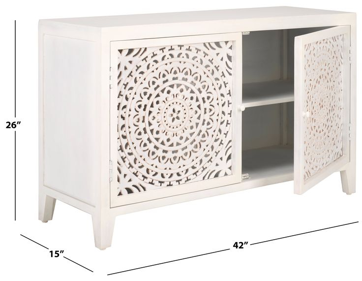 Buy Safavieh Raelie 2 Shelf 2 Door Media Stand Med5301A - American Home ... with Elevate Your Living Room with the Safavieh Theon Media Stand