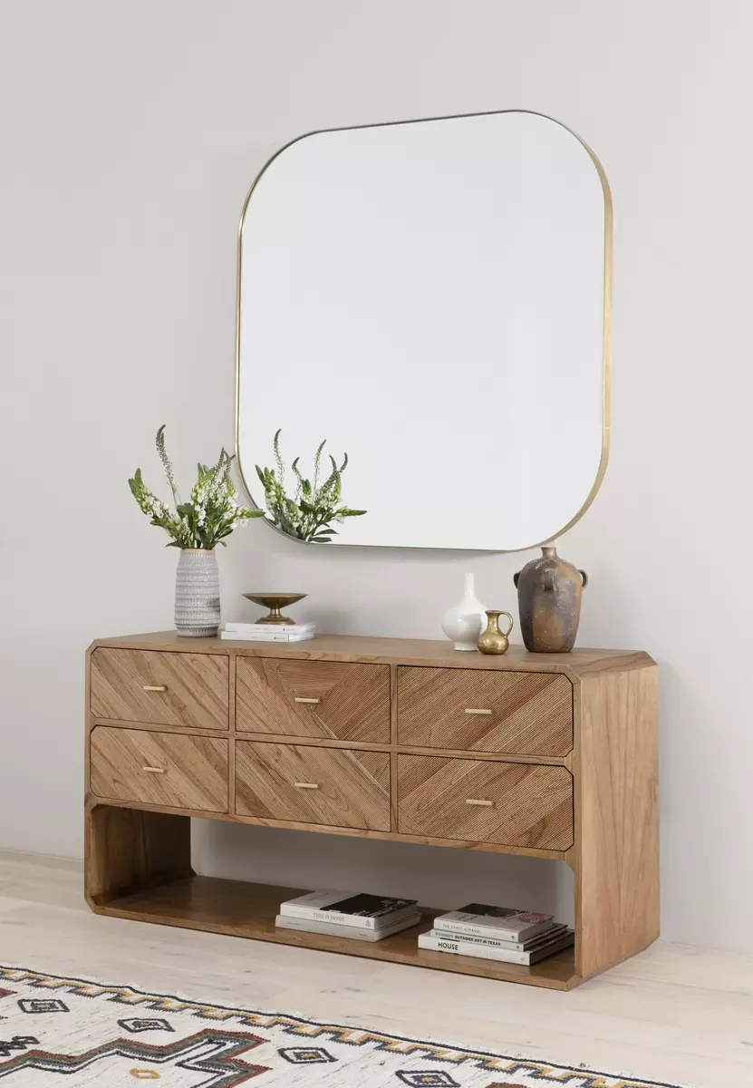Caspian 6 Drawer Dresser Natural Ash Veneer Four Hands throughout The Artisan Craftsmanship Behind Caspian 6 Drawer Dresser Natural Ash Veneer Pieces