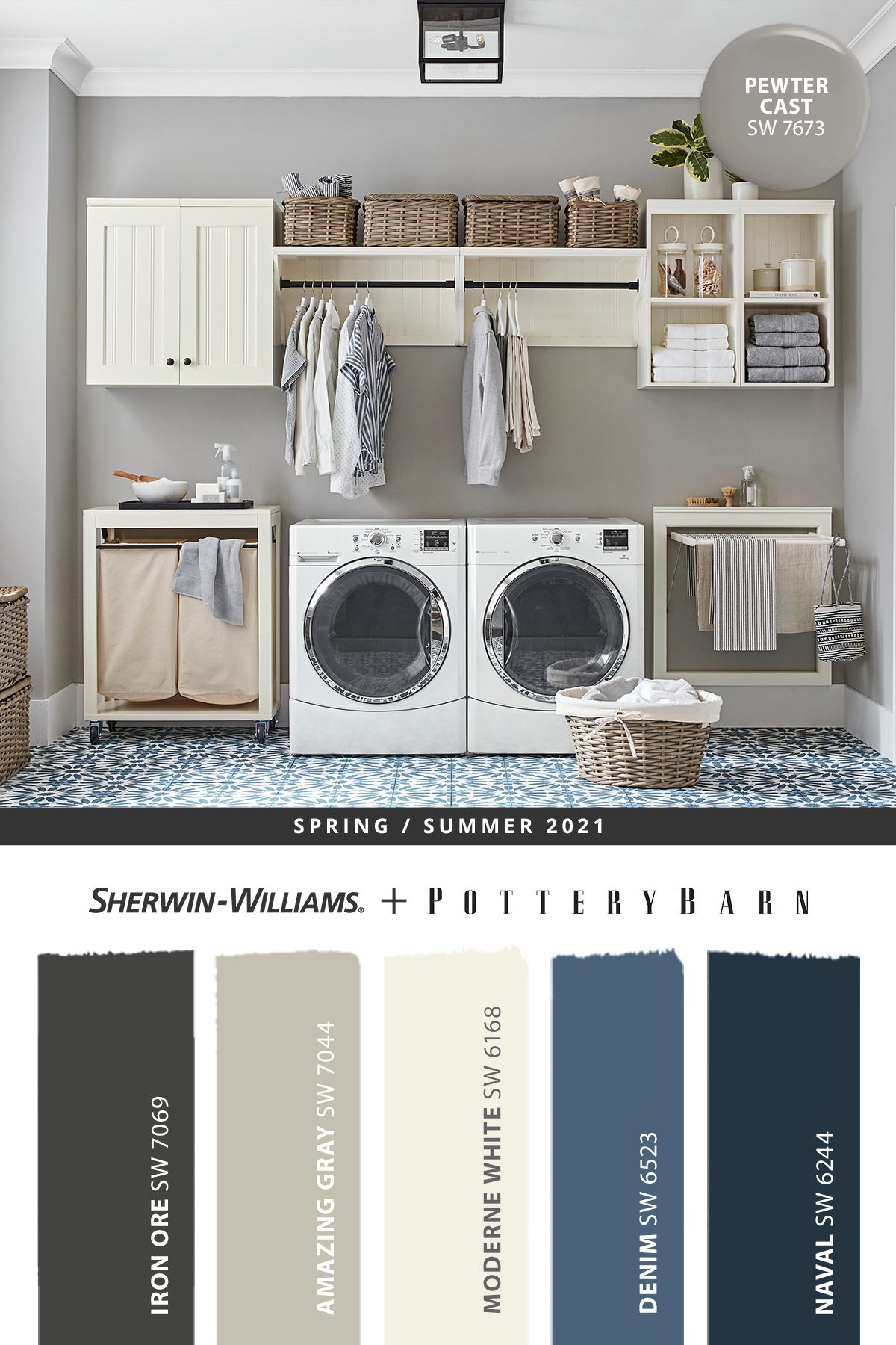 Beyond Beige Discover 8 Ways to Inject Color into Your Laundry Space