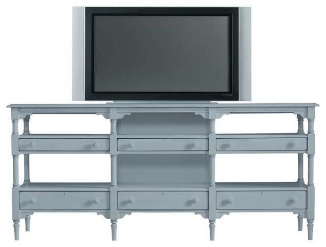 Coastal Living Cottage-Reunion Console - Beach Style - Entertainment ... intended for Understanding the Appeal of Coastal Living Entertainment Consoles in Modern Home Design