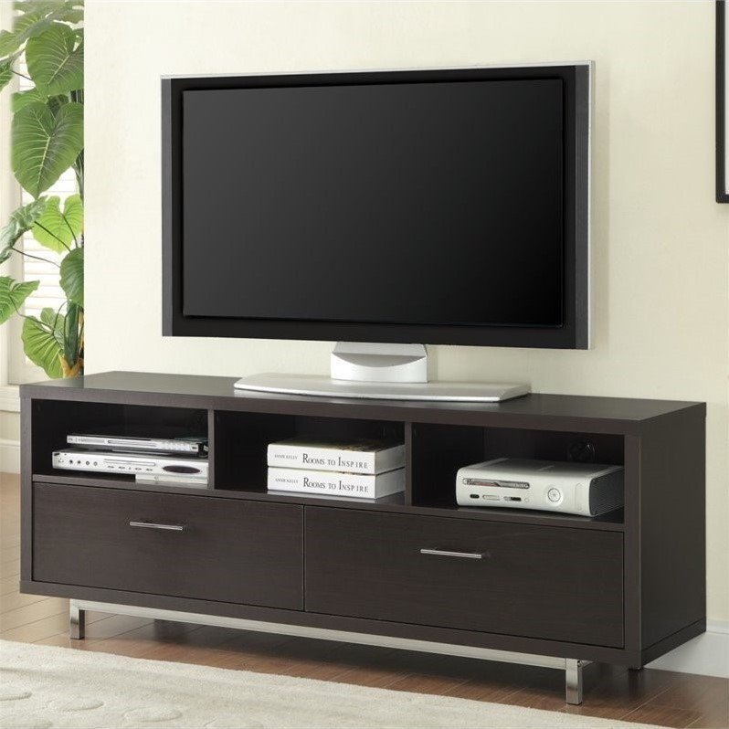 Coaster Casey 2-Drawer Rectangular Wood Tv Console For Tvs Up To 65 ... throughout Unveiling the Casey TV Stand The Perfect Blend of Style and Storage