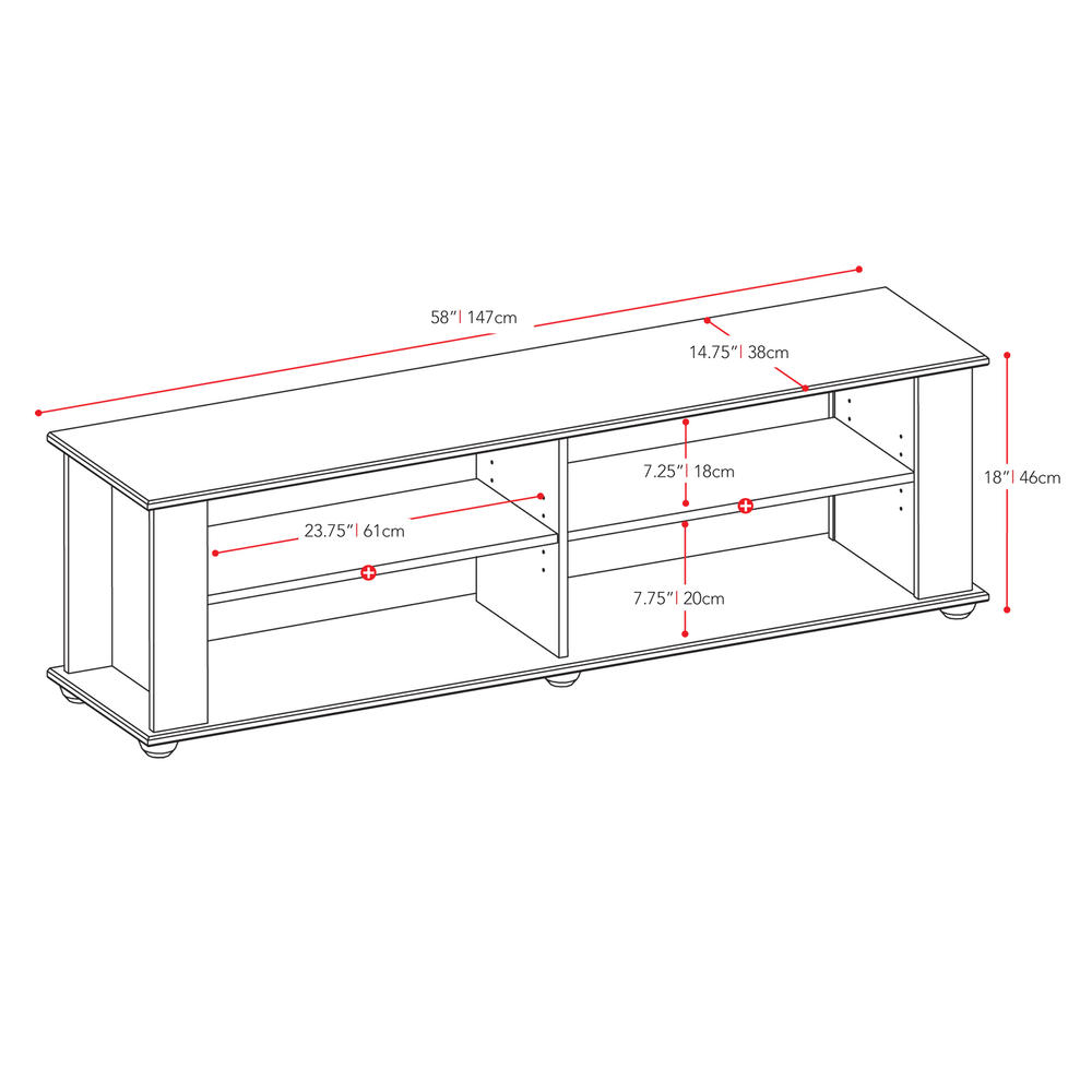 Corliving Fillmore 58" Wide Ravenwood Black Tv / Component Stand pertaining to Understanding the Craftsmanship Behind the Fillmore 58" Ravenwood Black TV Stand