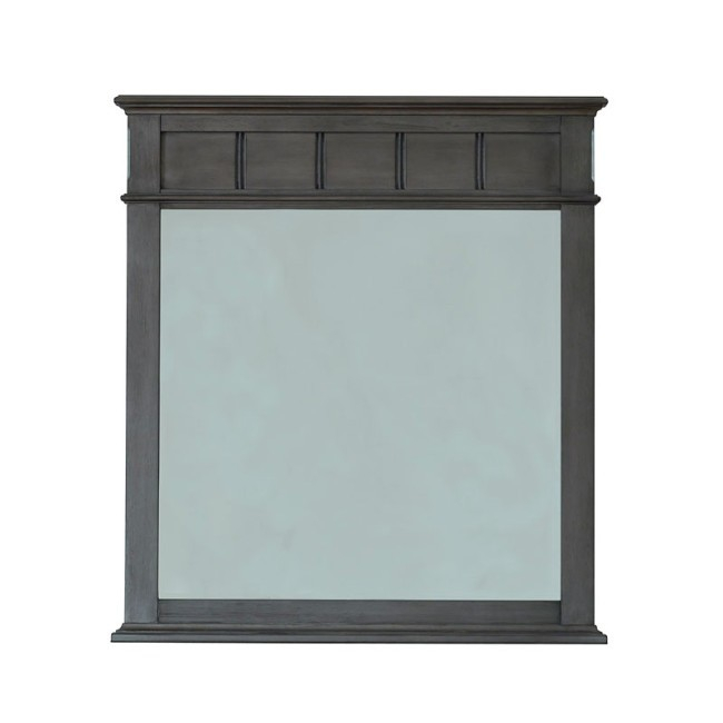 Cortland Mirror Progressive Furniture | Furniture Cart pertaining to Cortland Dresser And Mirror, Light Steel Gray