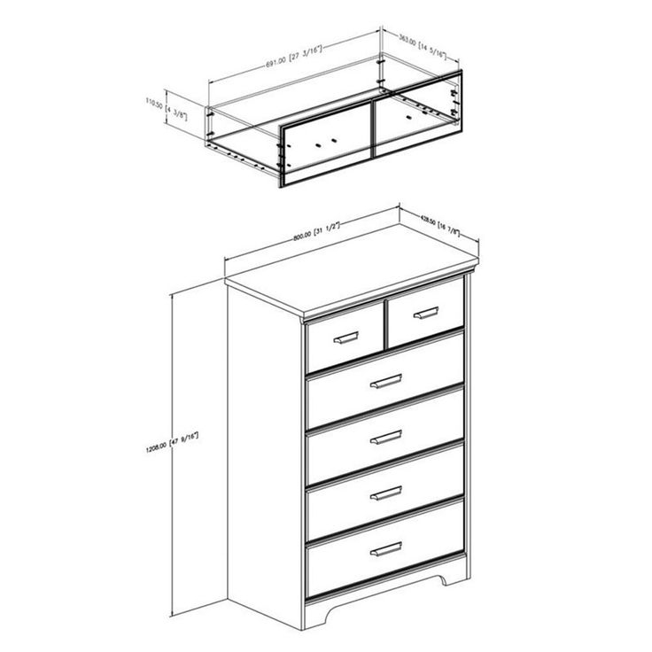 Country-Style South Shore Versa 5 Drawer Wood Chest In Weathered Oak for Maximizing Space with the South Shore Sabrina 5-Drawer Wood Chest