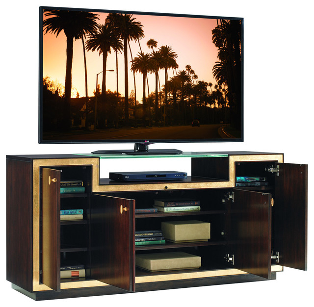 Emma Mason Signature Greengriffin Palisades Media Console In Brushed ... pertaining to Emma Mason Signature Oleary Media Console In Pewter