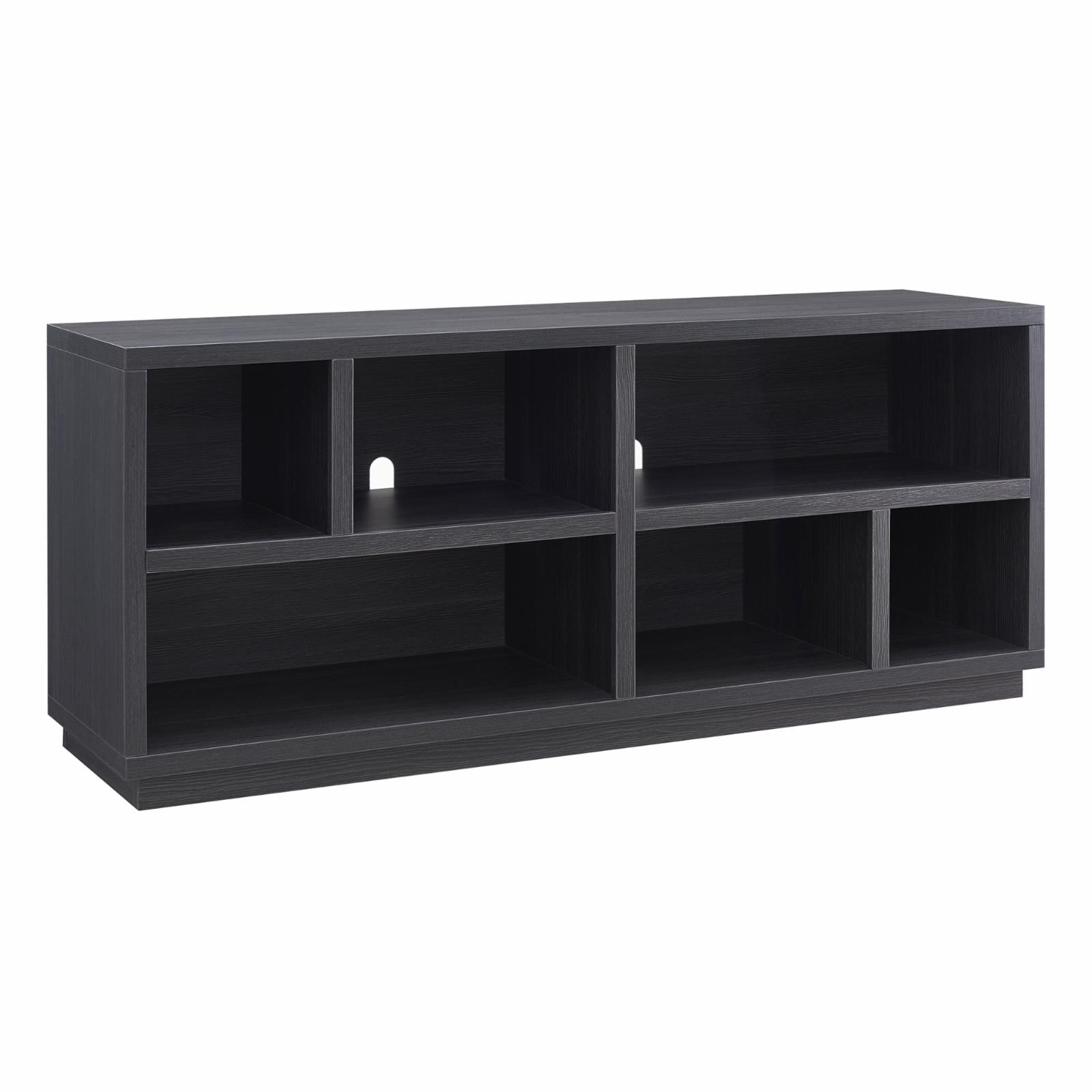Evelyn&Zoe Bowman Rectangular Tv Stand For Tv's Up To 65", Charcoal ... intended for Holloway Rectangular Tv Stand For Tv's Up To 65 In Black Grain