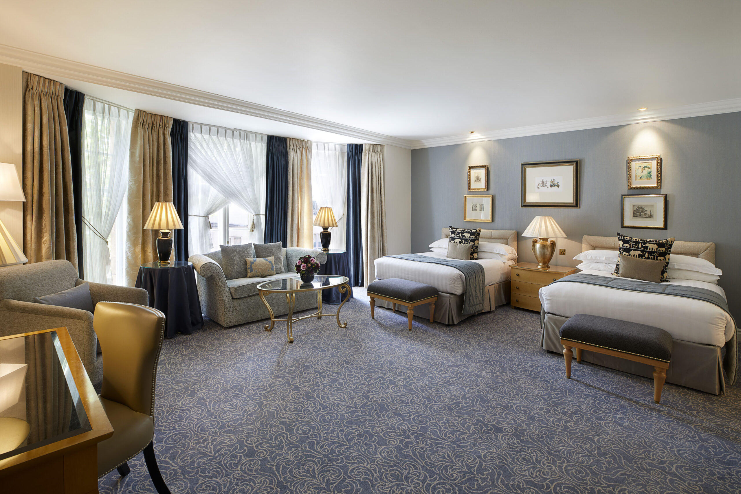 Executive Family Room These Wonderfully Spacious, Elegant Rooms, Are Perfectly Suited To ... in Creating Lasting Comfort What Makes a Laundry Room Irresistibly Inviting