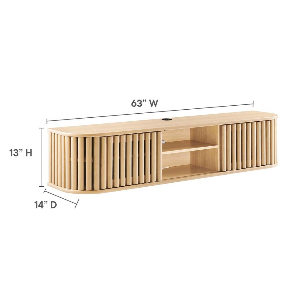 Fortitude 63" Wall-Mounted Tv Stand - Modern In Designs pertaining to Integrating the Fortitude 63" TV Stand Seamlessly into Your Decor
