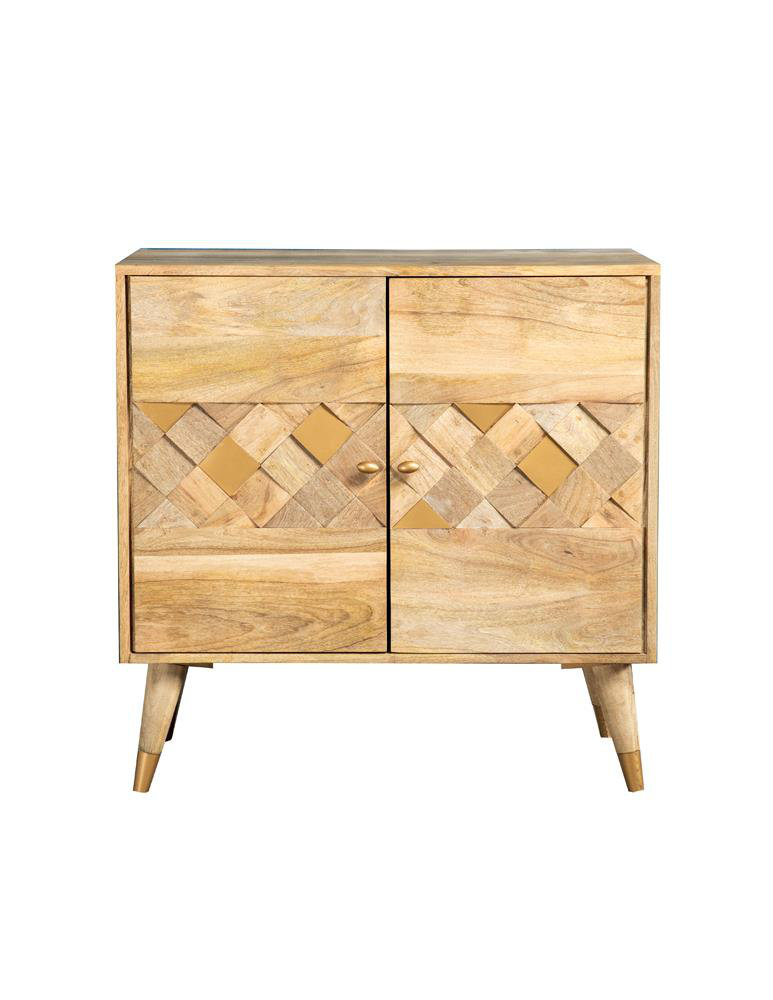 Foundry Select Sophisticated Style - Yessel 2-Door Mango Wood Accent ... inside Real Stories from Owners of Whitaker's 2-Door Mango Wood Chest
