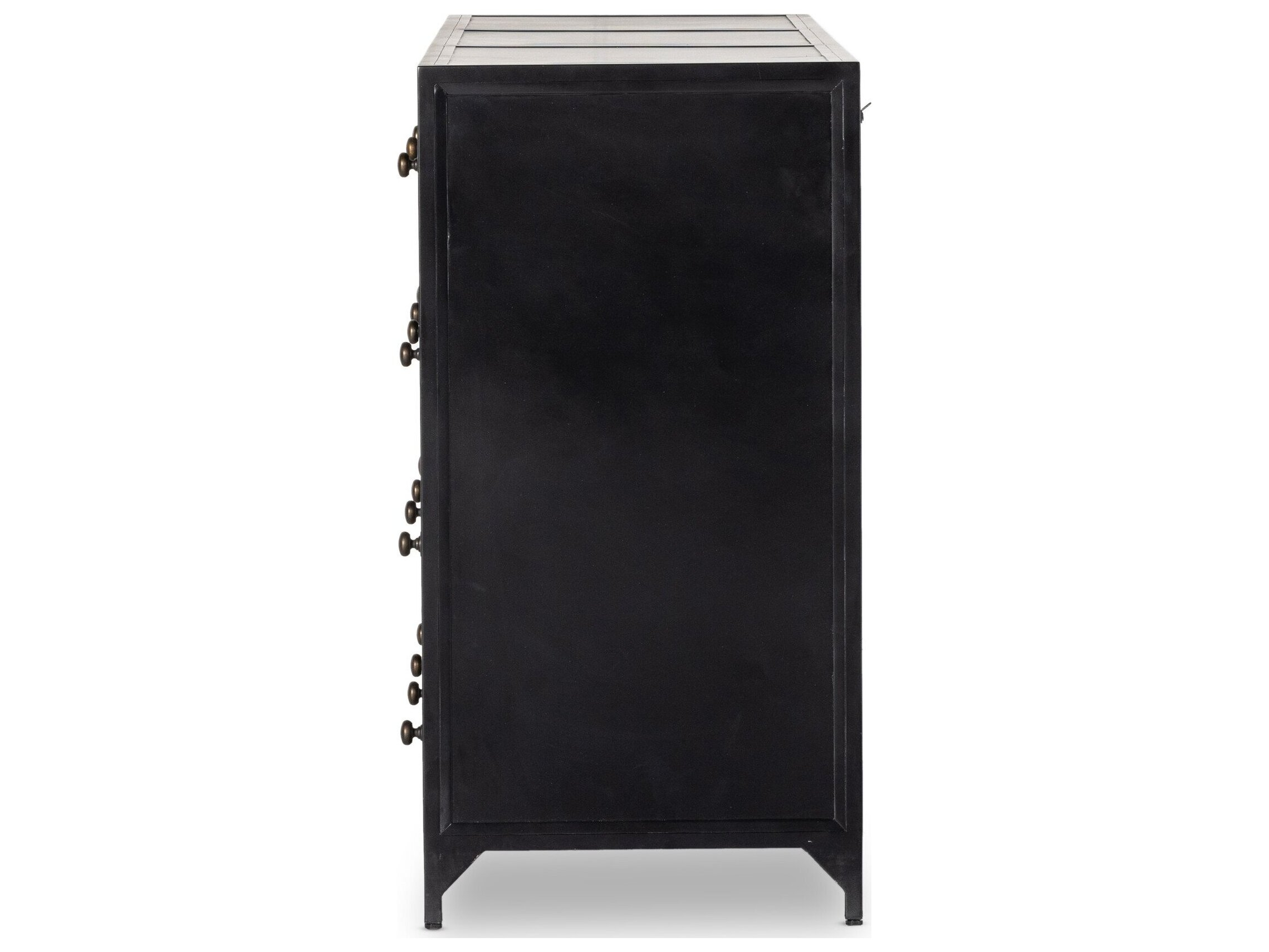 Four Hands Belmont Black 12 Drawer Dresser | Fs234926001 in Black Dresser Trends in Modern Home Interiors