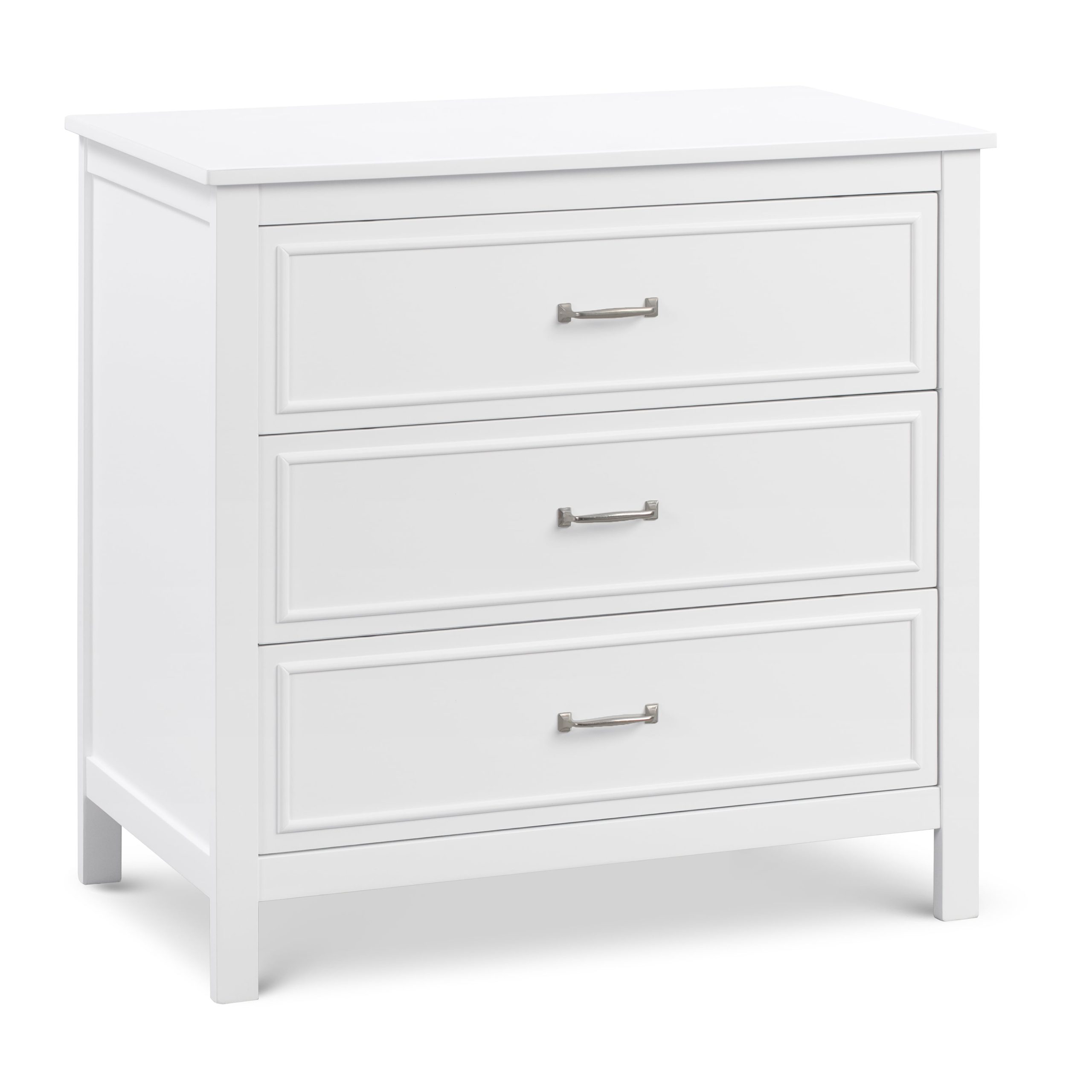 Free Shipping! Davinci Charlie 3-Drawer Dresser, White - Walmart.com regarding The Versatility of Cresco 3 Drawer Dresser in Contemporary Bedrooms