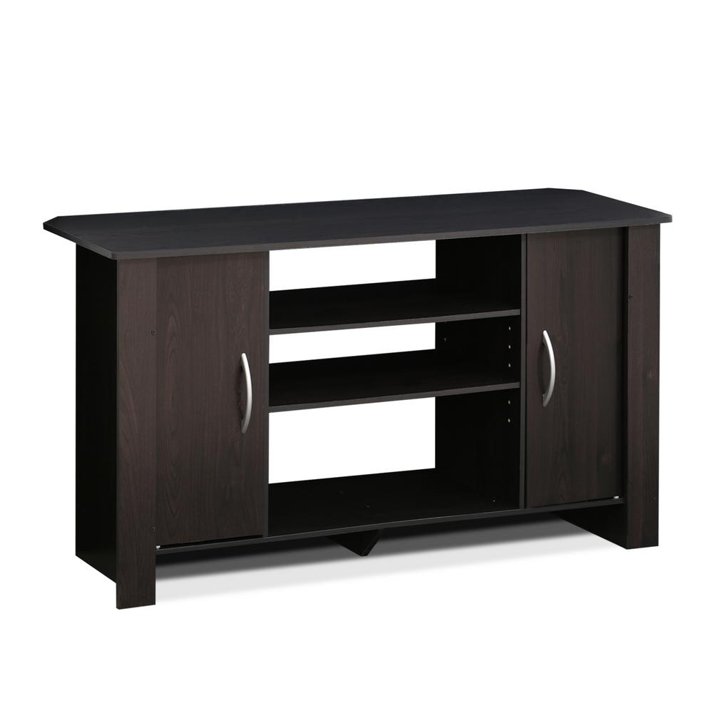 Furinno Econ 42 In. Espresso Wood Tv Stand With 6 Drawer Fits Tvs Up To ... for Furinno Beginning Tv Stand, Espresso