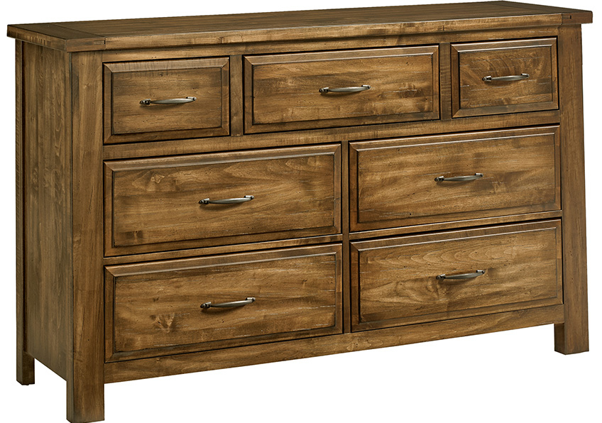 Furniture Connection | Maple Road- 7 Drawer Triple Dresser with regard to Natural wood finishes and their impact on bedroom furniture