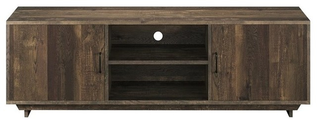 Furniture Of America Krella Wood Rustic 62-Inch Tv Stand In Reclaimed ... with The Craftsmanship Behind the Furniture of America Krella 62-Inch TV Stand