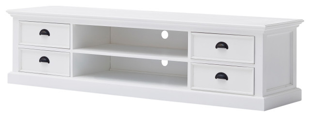 Halifax Large Etu With 4 Drawers - Traditional - Entertainment Centers ... intended for How a Halifax Large Entertainment Unit Can Transform Your Home