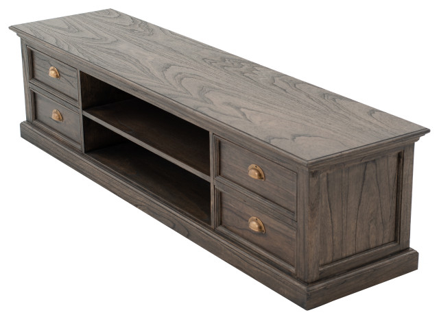 Halifax Mindi Large Etu With 4 Drawers - Traditional - Entertainment ... within How a Halifax Large Entertainment Unit Can Transform Your Home