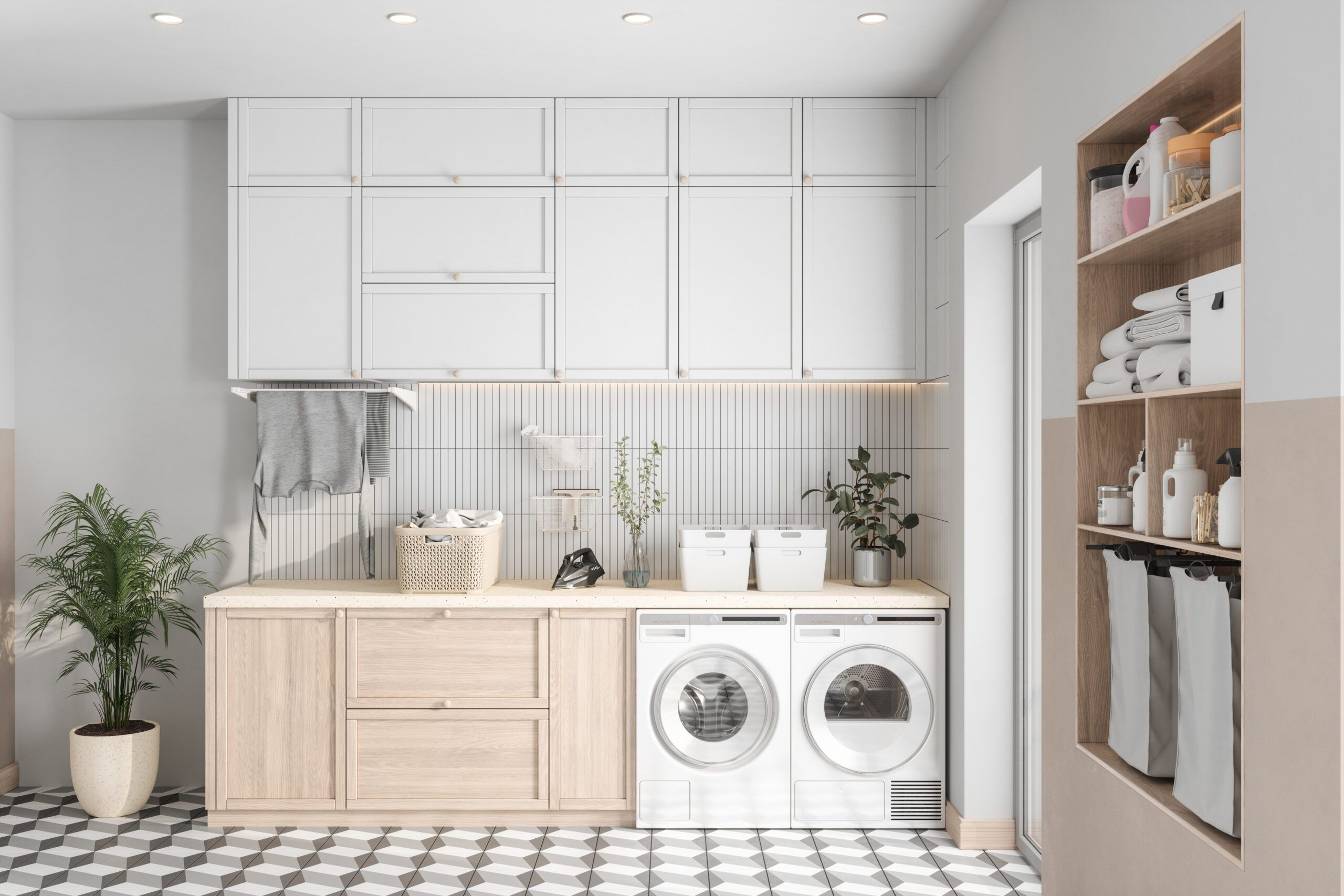 Here's How A Luxe Laundry Room Can Help You Fold Clothes In Fashion ... within From Chore to Chic Rethinking Your Laundry Room