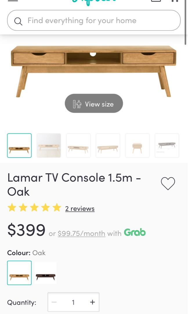 Hipvan Lamar Tv Console 1.5M, Furniture & Home Living, Furniture, Tv ... intended for Lammar Tv Console