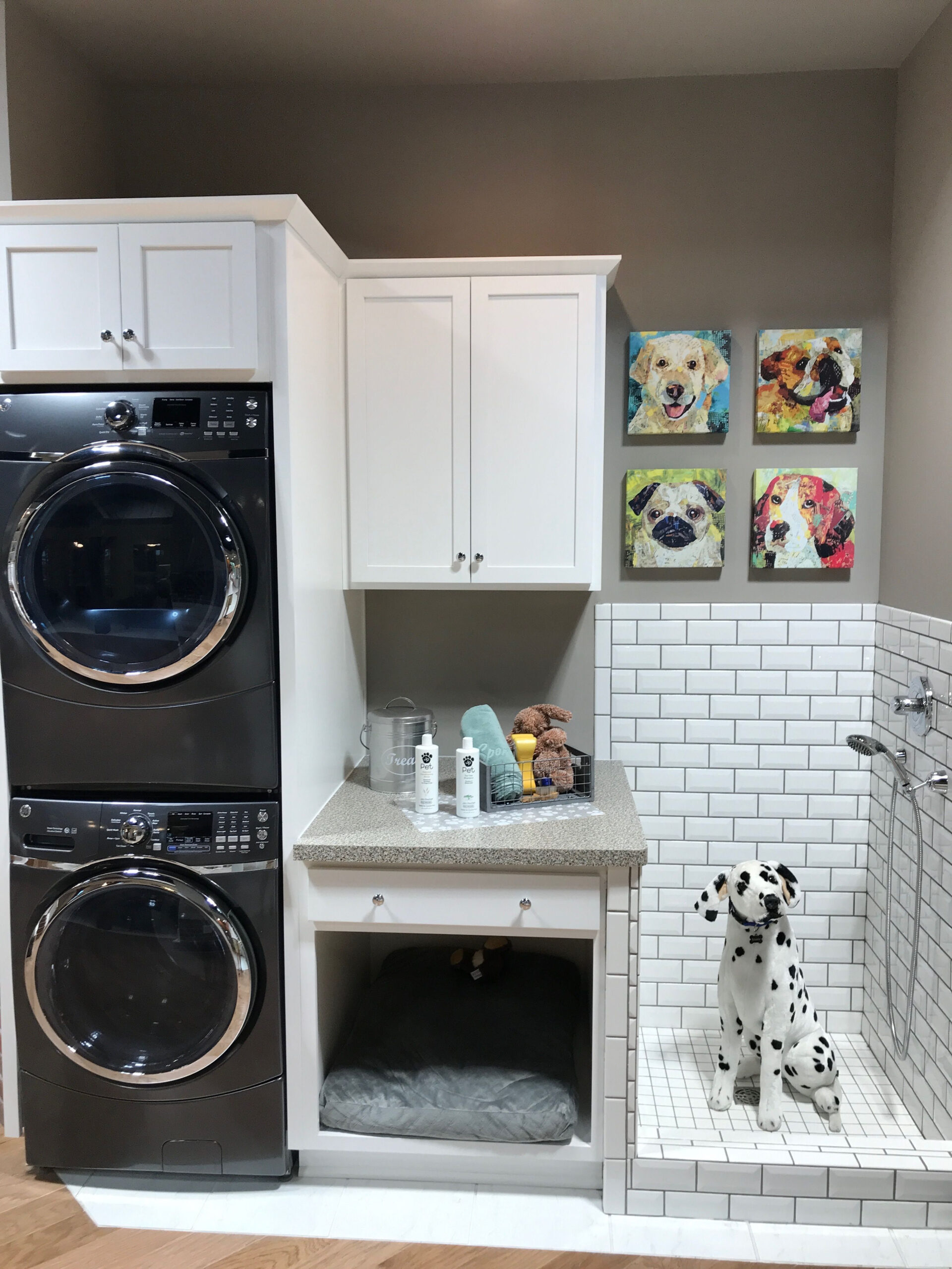 Home Decor Laundry Room With Dog Bath Dog Shower In Laundry Room Dog ... pertaining to Room Of The Day: Laundry Room Goes To The Dogs