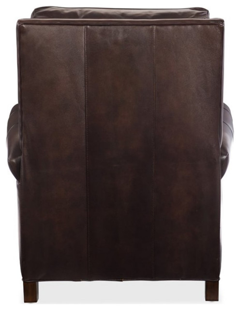 Hooker Furniture Sedona Chateau Leather Recliner In Brown - Traditional ... regarding How the Sedona Chateau G/S Sofa Transforms Home Entertainment Areas