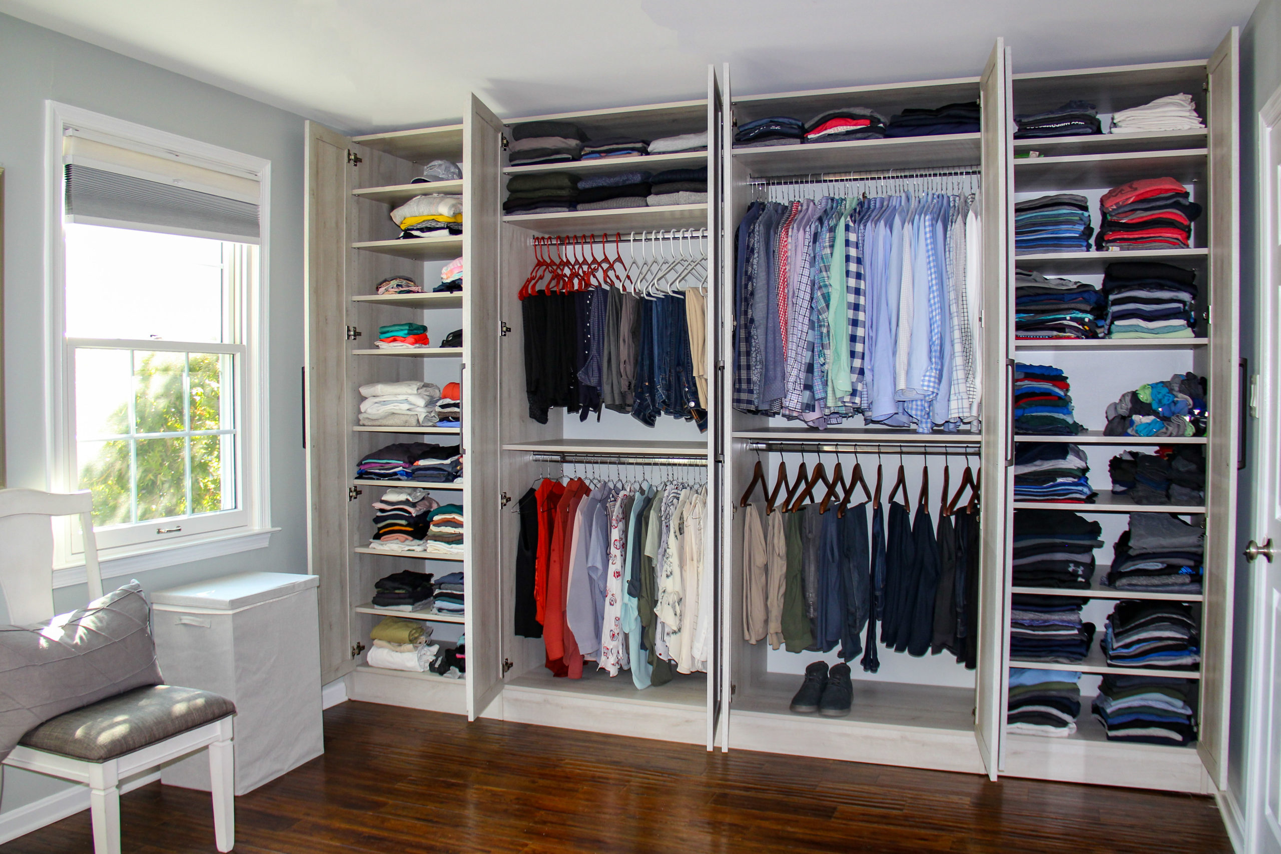 How To Organize & Arrange Clothes In Your Wardrobe Neatly - Closet America within How To Organize Your Laundry Room On Nearly Any Budget