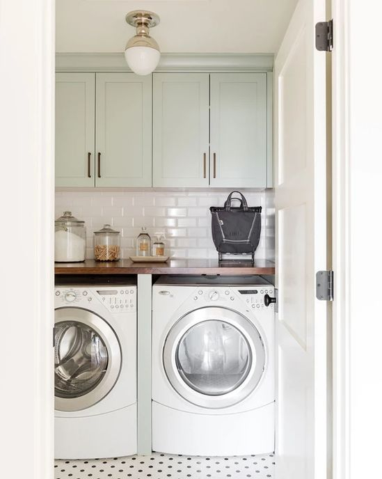 Kate Walker Design On Instagram: "There Is A Huge Trend In Our Laundry ... pertaining to 9 Laundry Room Layouts That Make Doing Laundry a Breeze