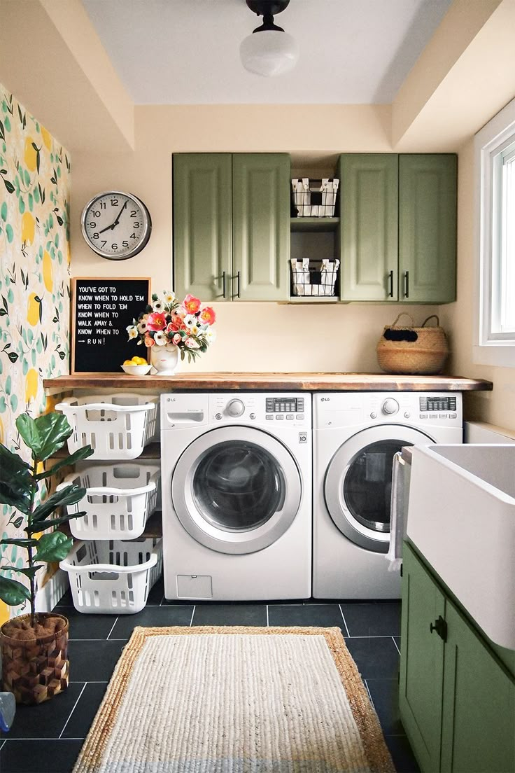 From Chaos to Serenity: 7 Thoughtful Color Palettes for Your Laundry Space