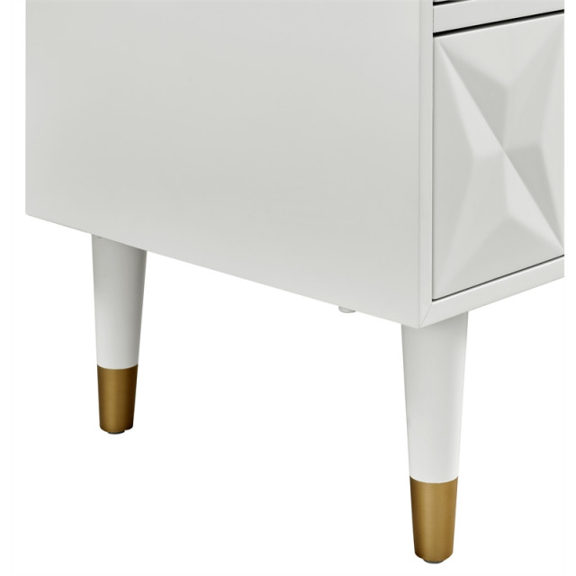 Linon Alick Wood Geo Texture 5 Drawer Chest With Gold Hardware In Gray ... inside The Practical Benefits of Choosing the Linon Alick Wood Geo Texture 5 Drawer Chest