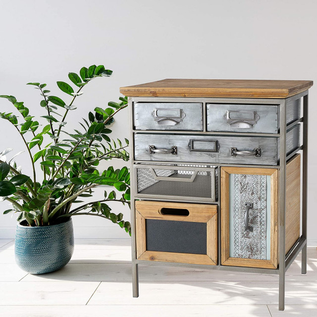 Locher 6 Drawer Accent Chest, 21 3/4 L X 13 1/2 W X 17 H Inches ... with regard to Locher 6 Drawer Accent Chest
