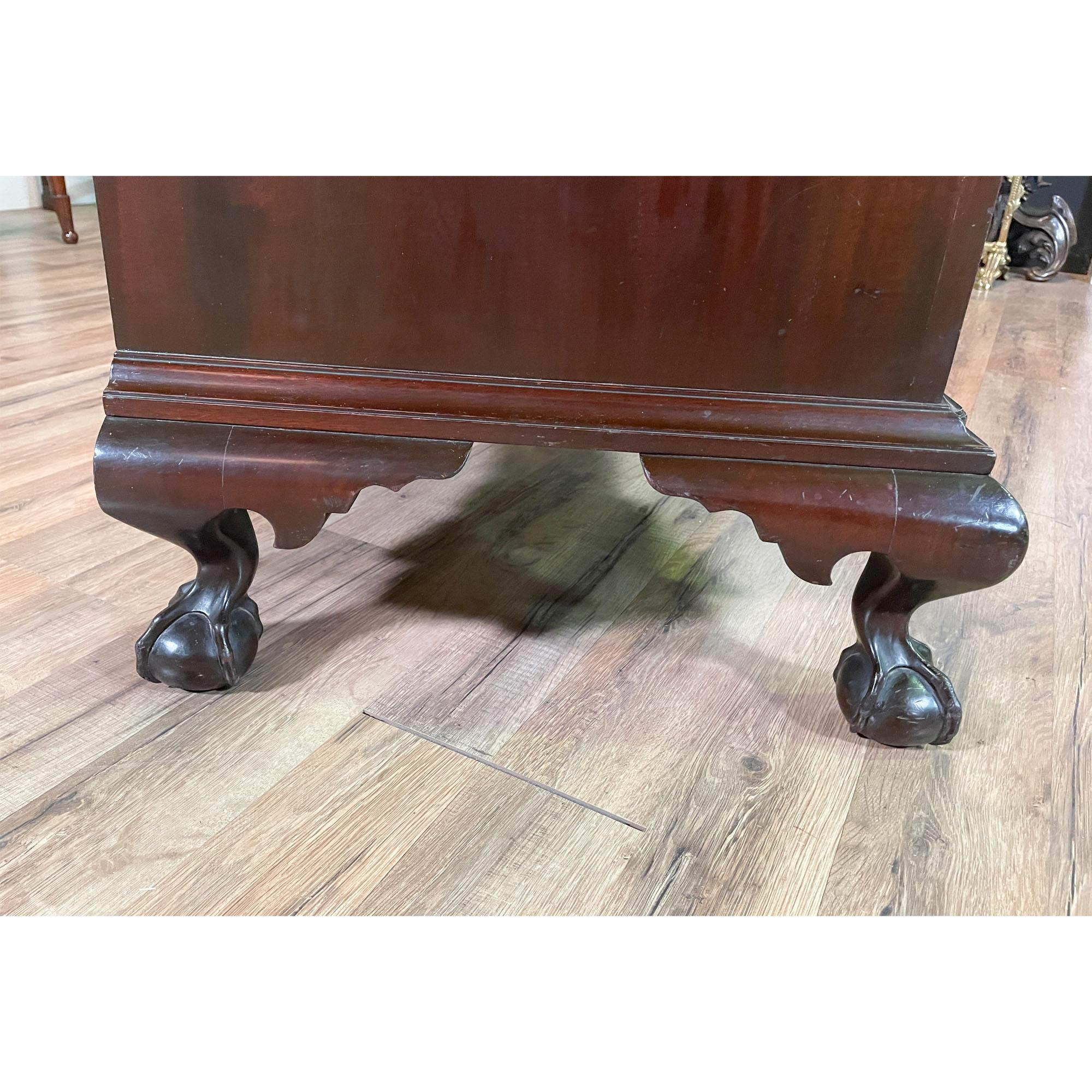 Mahogany Ball And Claw Blockfront Chest Of Drawers For Sale At 1Stdibs with regard to Nvin0388 Mahogany Ball And Claw Blockfront Chest Of Drawers