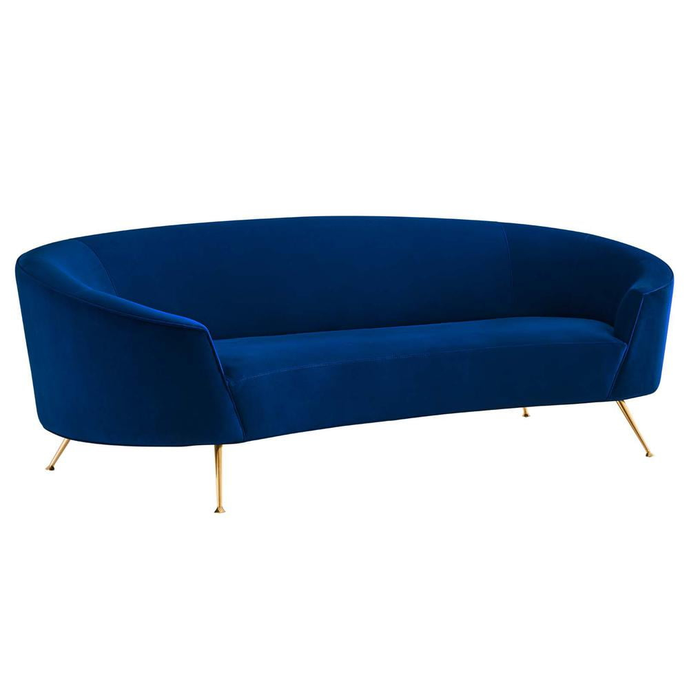 Marchesa Upholstered Performance Velvet Sofa By Modway - Walmart.com for The Modway Marchesa Sofa A Luxurious Yet Practical Choice for Modern Homes