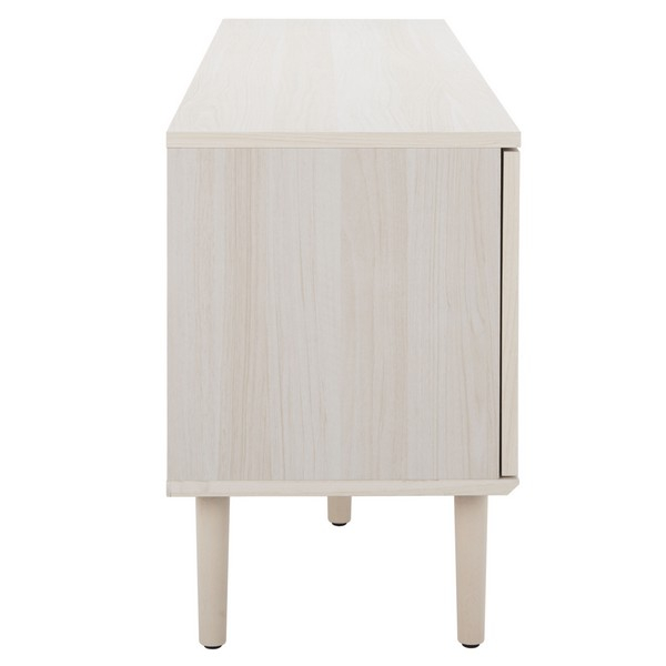 Med9610C Tv Stands - Furniture By Safavieh throughout Safavieh Evane 2 Door Media Stand, Bleached White/Natural