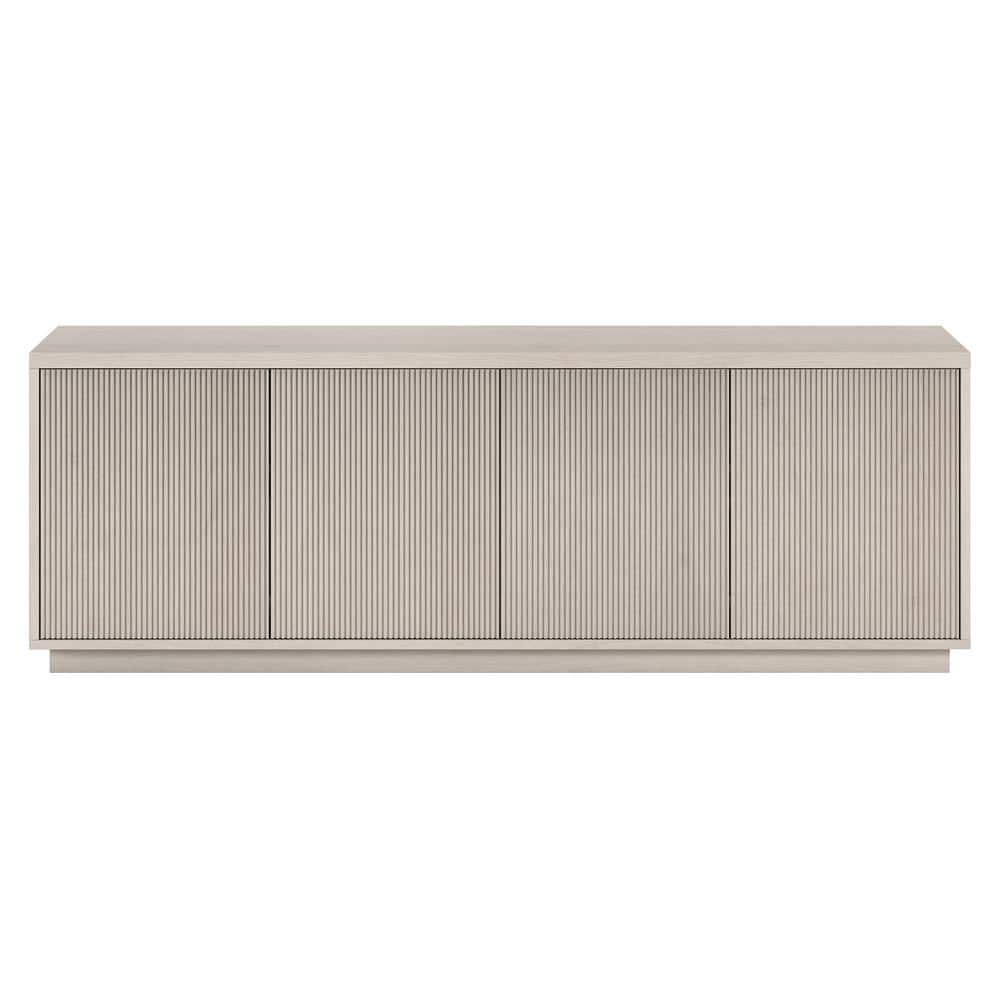 Meyer&Cross Hanson Rectangular Alder White Tv Stand For Tv's Up To 75 ... regarding Oswald Rectangular Tv Stand For Tv's Up To 75 In Alder White