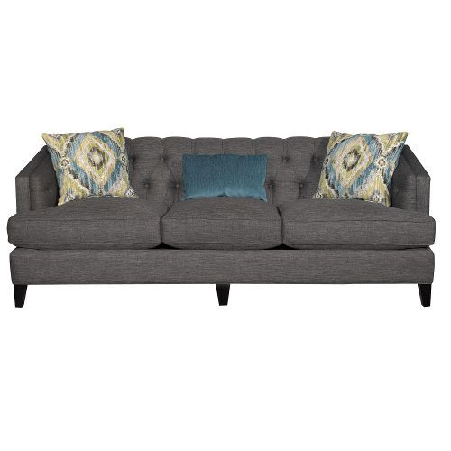Mid Century Modern Graphite Gray Sofa - Nixon | Rc Willey in Beyond the Look Understanding the Craftsmanship of Bentley Sofas