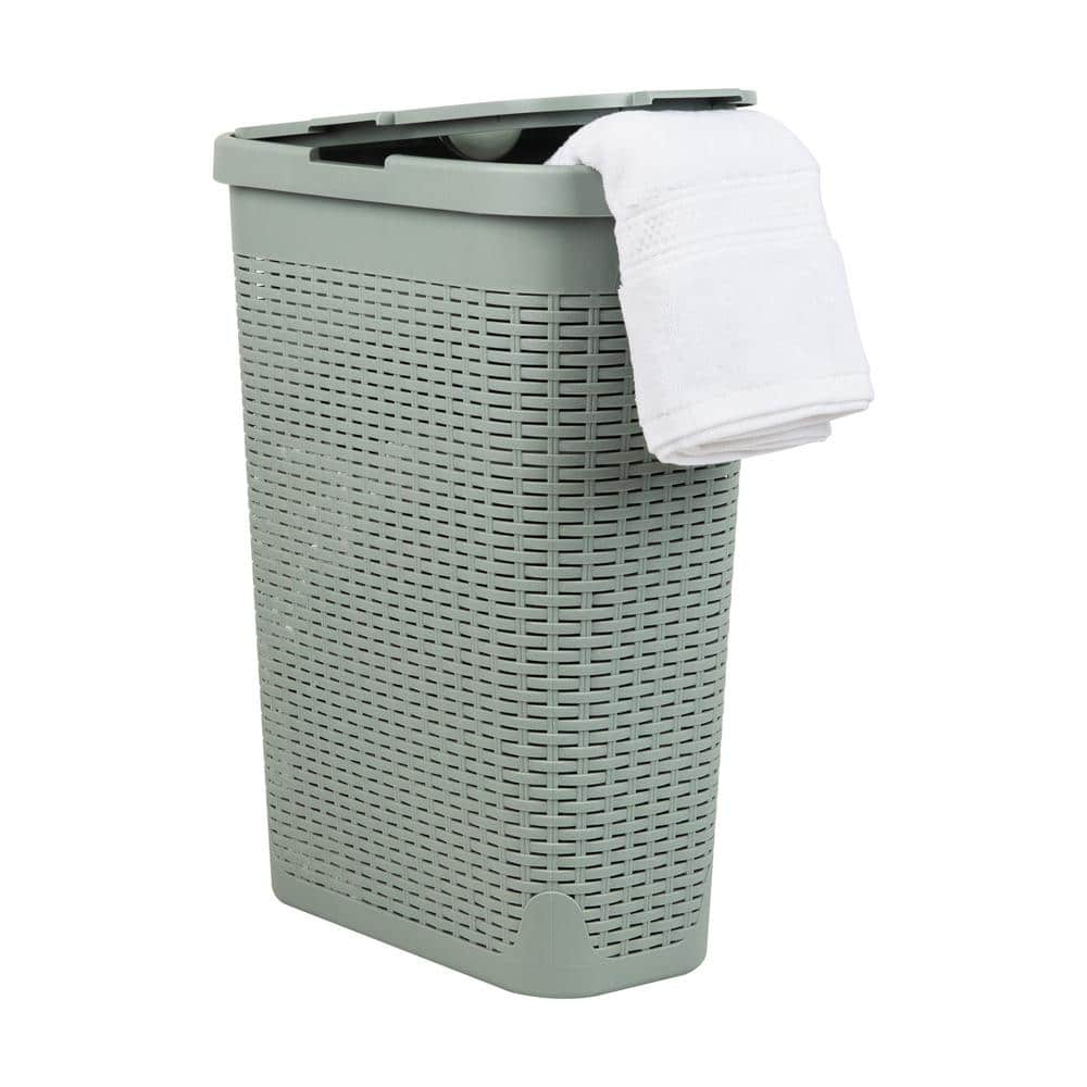 Mind Reader Mint 23.5 In. H X 10.4 In. W X 18 In. L Plastic Modern 40L ... with regard to Reader Laundry Room: More Storage For $900 In Tennessee