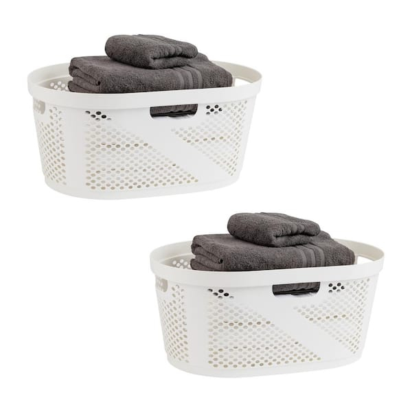 Mind Reader White 10.5 In. H X 14.5 In. W X 23 In. L Plastic 60L Modern ... within