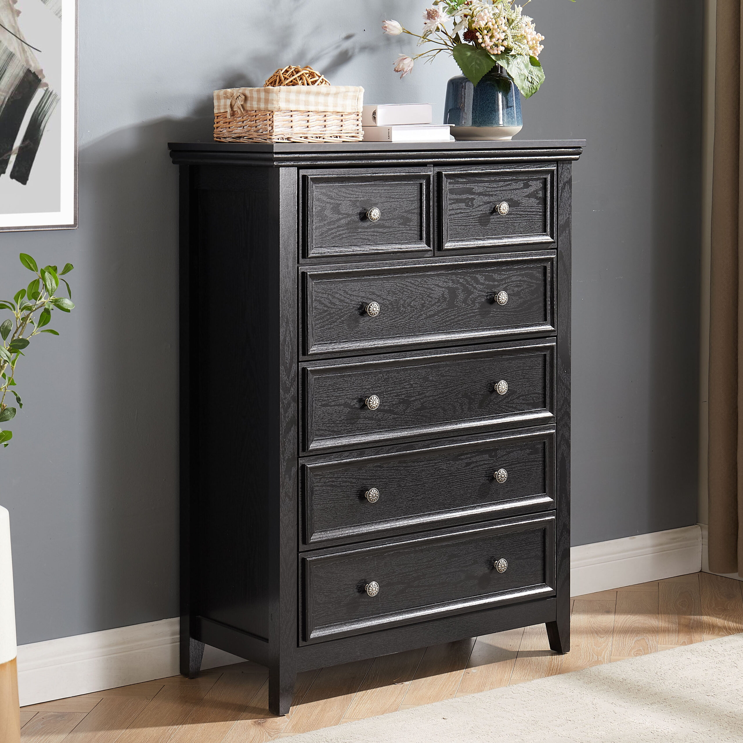 From Bedroom to Office The Many Roles of a 6 Drawer Cabinet