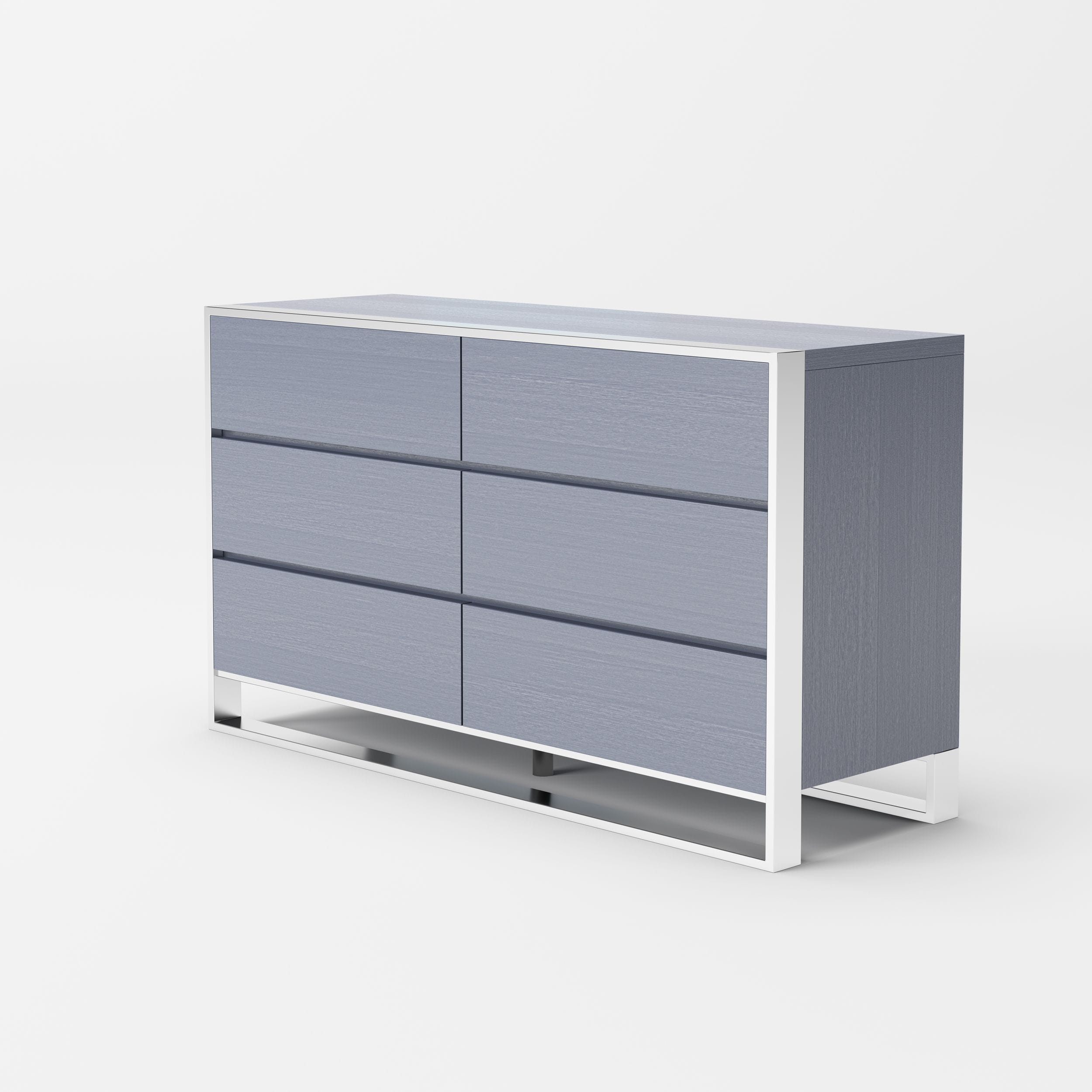 Modrest Jolene - Modern Grey Dresser | Atlas Furniture Imports with Modrest Jolene Modern Grey Dresser