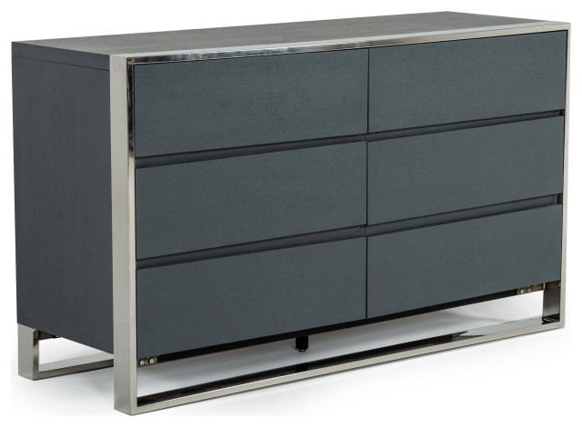 Modrest Jolene Modern Grey Dresser - Contemporary - Dressers - By Vig ... with Modrest Jolene Modern Grey Dresser