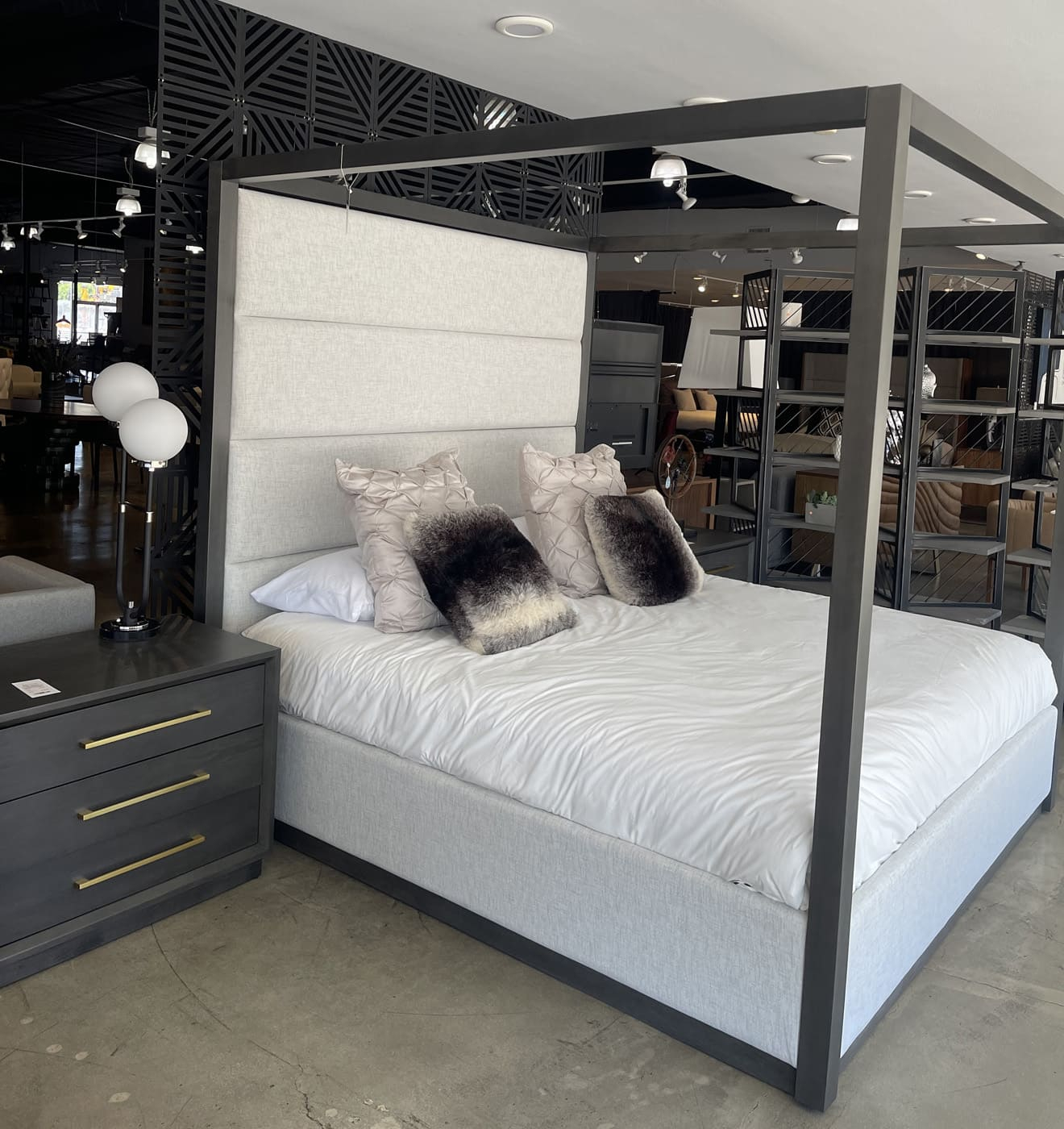 Modrest Manhattan- Contemporary Grey And Gold Dresser with Inside the Modrest Manhattan Chest Timeless Style Meets Modern Design