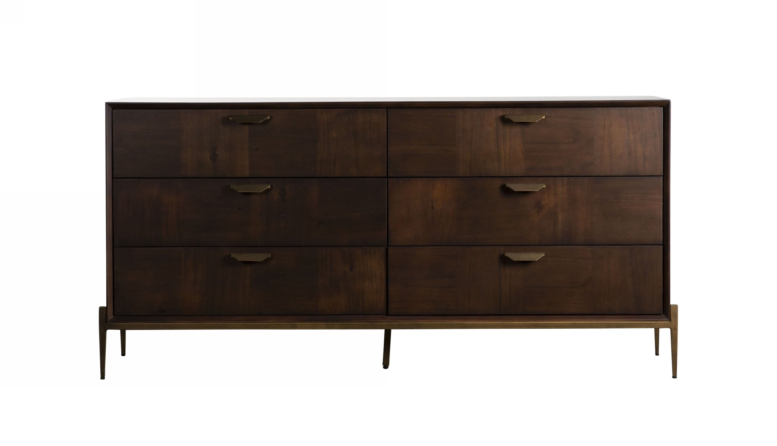 Modrest Shane - Modern Acacia & Brass Dresser | Atlas Furniture Imports with regard to Unveiling the Modrest Fearn Dresser A Guide to its Unique Design